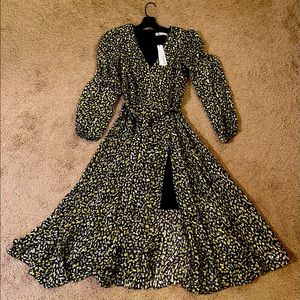 Alice + Olivia silk blend dress